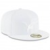 Men's Detroit Lions New Era White on White 59FIFTY Fitted Hat 3154701